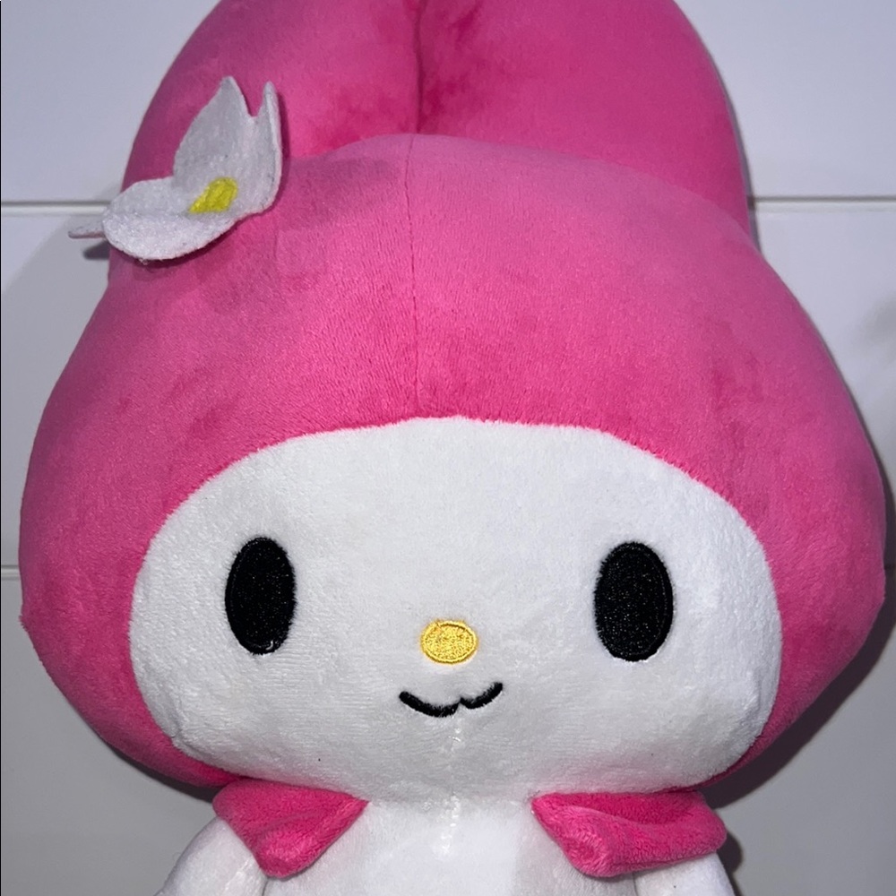 My Melody Pink and White Plush Toy - Picture 4 of 6